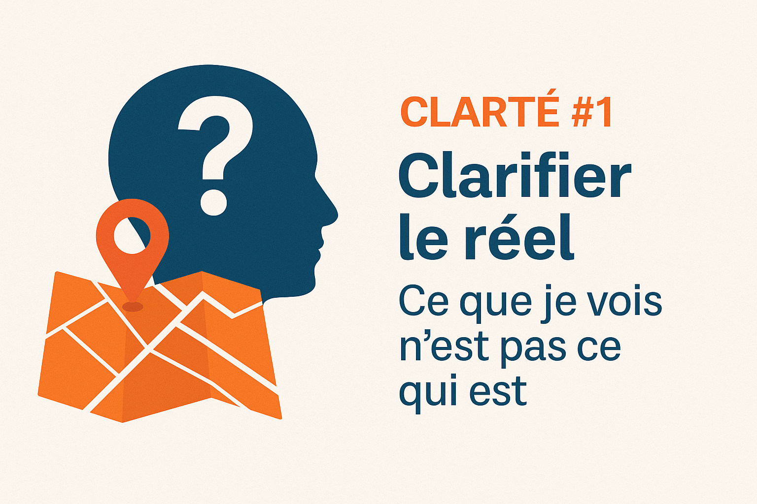 CLARTÉ #1 – Clarifier le réel : distinguer ce que je vois de ce qui est